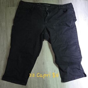 Lane Bryant Dark Gray Capri Pants